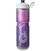 HydraPak | Polar Bottle - Polar Sport Insulated Water Bottle - BPA-Free, Sport & Bike Squeeze Bottle with Handle (Pulse Purple, 700ml / 24oz)