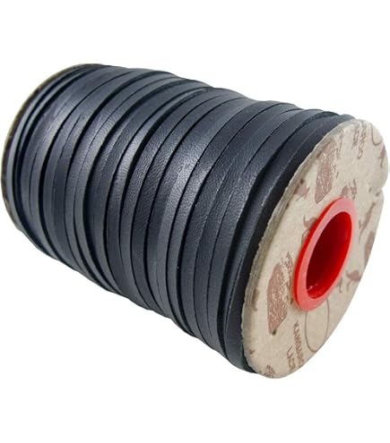 Amazon.com: Black Kangaroo Leather Lace, 1/8