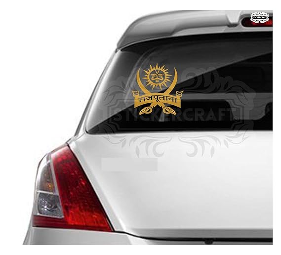 Buy Stickercraft Vinyl Katochs Rajputana Logo Sticker 6x6 Inch