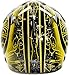 Adult Offroad Helmet Goggles Gloves Gear Combo Yellow Splatter (Medium)