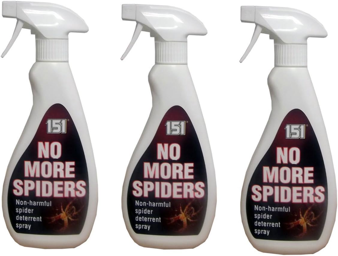 3 x No More Spiders NonHarmful Natural Deterrent Spray New Amazon.co