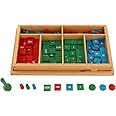 Yanhan Montessori Stamp Game Professional Version Math Material Kids Early Development Wooden Toy School Teaching Aids