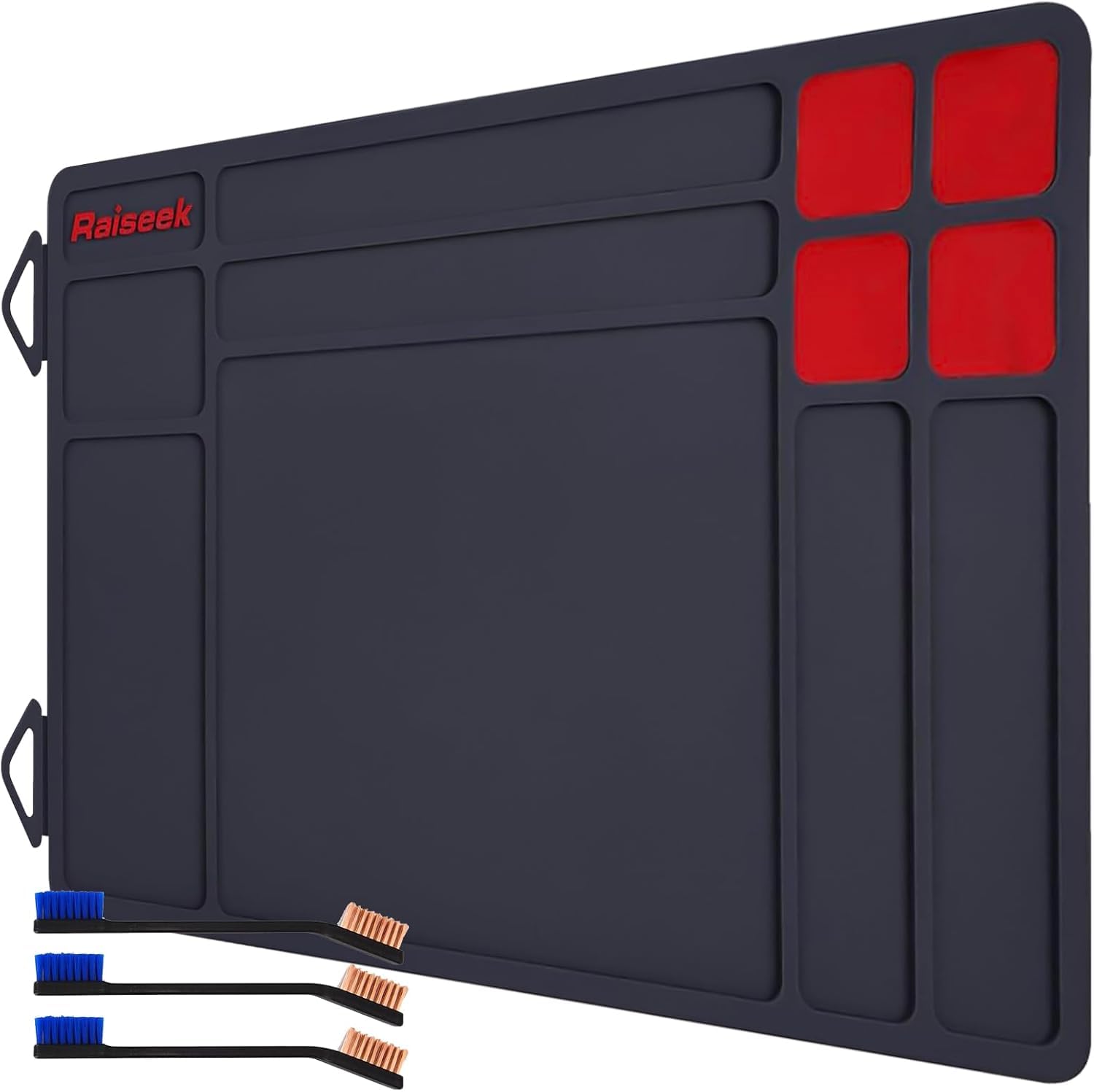 BOOSTEADY Pistol Cleaning Mat, Anti-slip Gun Maintenance Mat, Rubberized Repair Mat 15.9" x 9.8