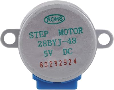 LiebeWH 5 Pcs 5V 4-Phase Rohs 28BYJ-48 Stepper Motor Micro Reduction 5-Wire