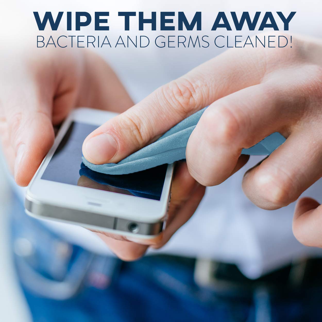 Care Touch Microfiber Cleaning Cloths, 6 Pack Cleans Glasses, Lenses