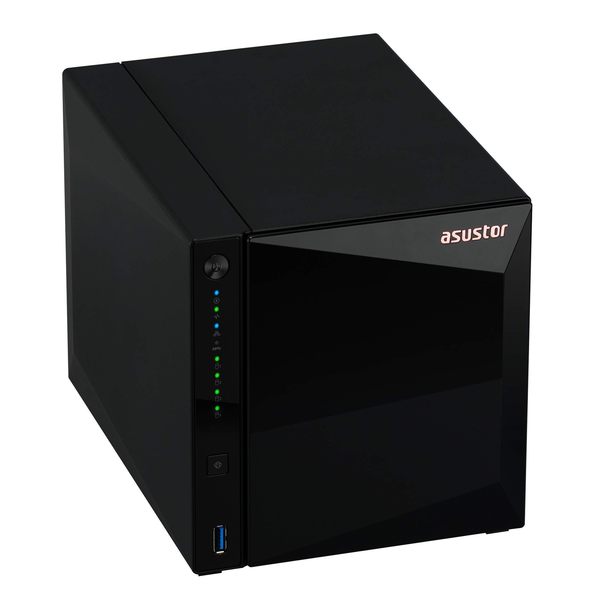 Asustor Drivestor 4 Pro AS3304T - 4 Bay NAS, 1.4GHz Quad Core, 2.5GbE Port, 2GB RAM DDR4, Network Attached Storage (Diskless)