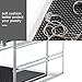 TWING Acrylic 2 jewelry box organizer display storage case, Crystal and Unbroken jewelry calener Drawer