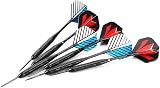 LARRITS Professional Steel Tip Darts Set 23g with Black Aluminium Shafts view 5