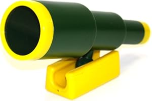 Eastern Jungle Gym Extra Large Plastic Toy Telescope | Swing Set Accessory for Outdoor Wooden Swing Set | Green and Yellow