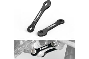 NICECNC Black 1" Lowering Links Aluminum CNC Compatible with Suzuki DR650S 1996-2024, DR650SE 1996-2024, Replacement for 6264