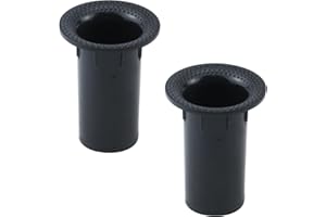 Dnyta 2 Pcs Black Speaker Port Tubes, Speaker Inverter Tube, 43x80mm Speaker Cabinet Port Tube
