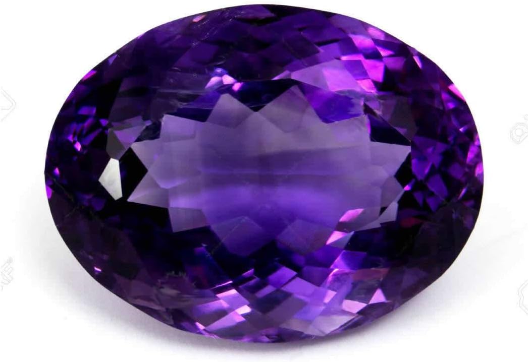 SriGem Natural Amethyst (Jamuniya) 7 carat amethyst / 7 ratti jamunia approx weight- CERTIFIED