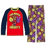Five Nights at Freddys Boys Girls 5 Nights Pajama Set Freddy Cast Shirt and Pants (Medium - 6)