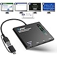 OREI SplitExtend HDMI Splitter Extended Display for Quad Monitor - Multi-Monitor Display 5 Separate Screens - USB-C Adapter to HDMI 2.0, 4K@30Hz Outputs - Windows and Mac Compatible