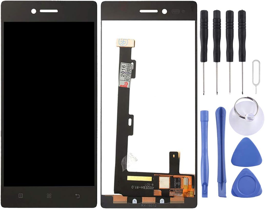 CAIFENG Repair Replacement Parts LCD Screen and Digitizer Full Assembly for Lenovo Vibe Shot / Z90a40(Black) Phone Spare Parts (Color : Black)