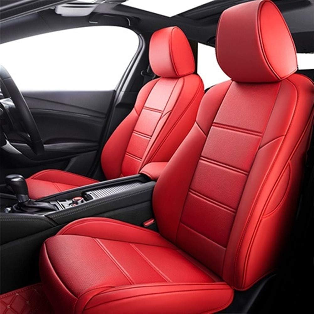 XIANGSHAN Custom Leather Car Seat Cover For Honda Civic 2006-2011 Cr-v Accord 7 City FIT Car Accessories Covers For Car Seats (Color Name : All red standard)