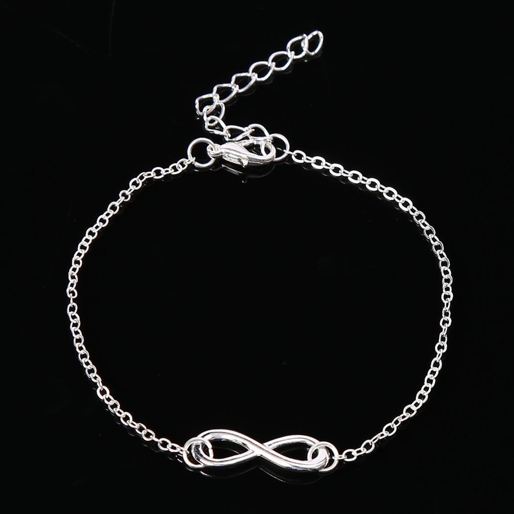 Opino Women Different Shape Fashion Beach Barefoot Ankle Jewelry Chain Anklet