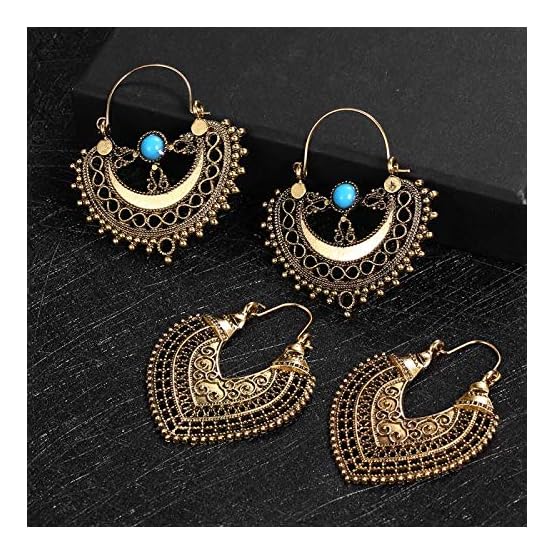 SUNNYOUTH-8-Pairs-Vintage-Statement-Drop-Dangle-Earrings-Bohemian-National-Style-Hollow-Water-Drop-Heart-Shaped-Alloy-Long-Boho-Dangle-Earrings-for-Women-Girls SUNNYOUTH-8-Pairs-Vintage-Statement-Drop-Dangle-Earrings-Bohemian-National-Style-Hollow-Water-Drop-Heart-Shaped-Alloy-Long-Boho-Dangle-Earrings-for-Women-Girls