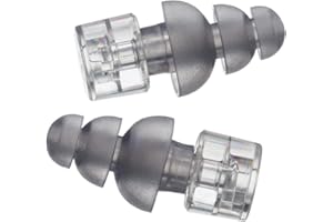 Etymotic ER20XS ETY Earplugs - Standard Size, Frost - High-Fidelity Hearing Protection - Up to 20 dB Sound Reduction - Reusable - Includes Neck Cord & Carrying Case