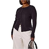 Floerns Women's Plus Size Casual Button Down T Shirts Long Sleeve Basic Fall Outfit Tee Tops