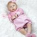 Paradise Galleries Reborn Baby Doll in Lifelike Flextouch Silicone Vinyl Little Lara, 20 inch Weighted Girl Doll, 5-Piece Set