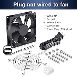 Wathai EC 90mm x 25mm Ball AC Axial Cooling Fan