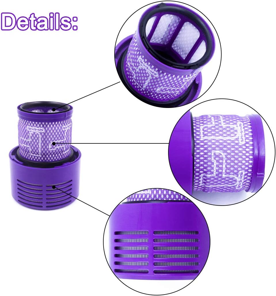 3 Pack HEPA Replacement V10 Filters Compatible with Dyson V10 Cyclone Series, V10 Absolute, V10 Animal, V10 Total Clean - Image 5
