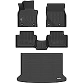 GINOWY-Floor Mats & Cargo Liner Set for 2020-2026 Mazda CX30 (Only AWD), TPE All Weather Mats Floor Liners CX-30 Waterproof Trunk Mat Car Accessories for Mazda CX30 2025 Accessories