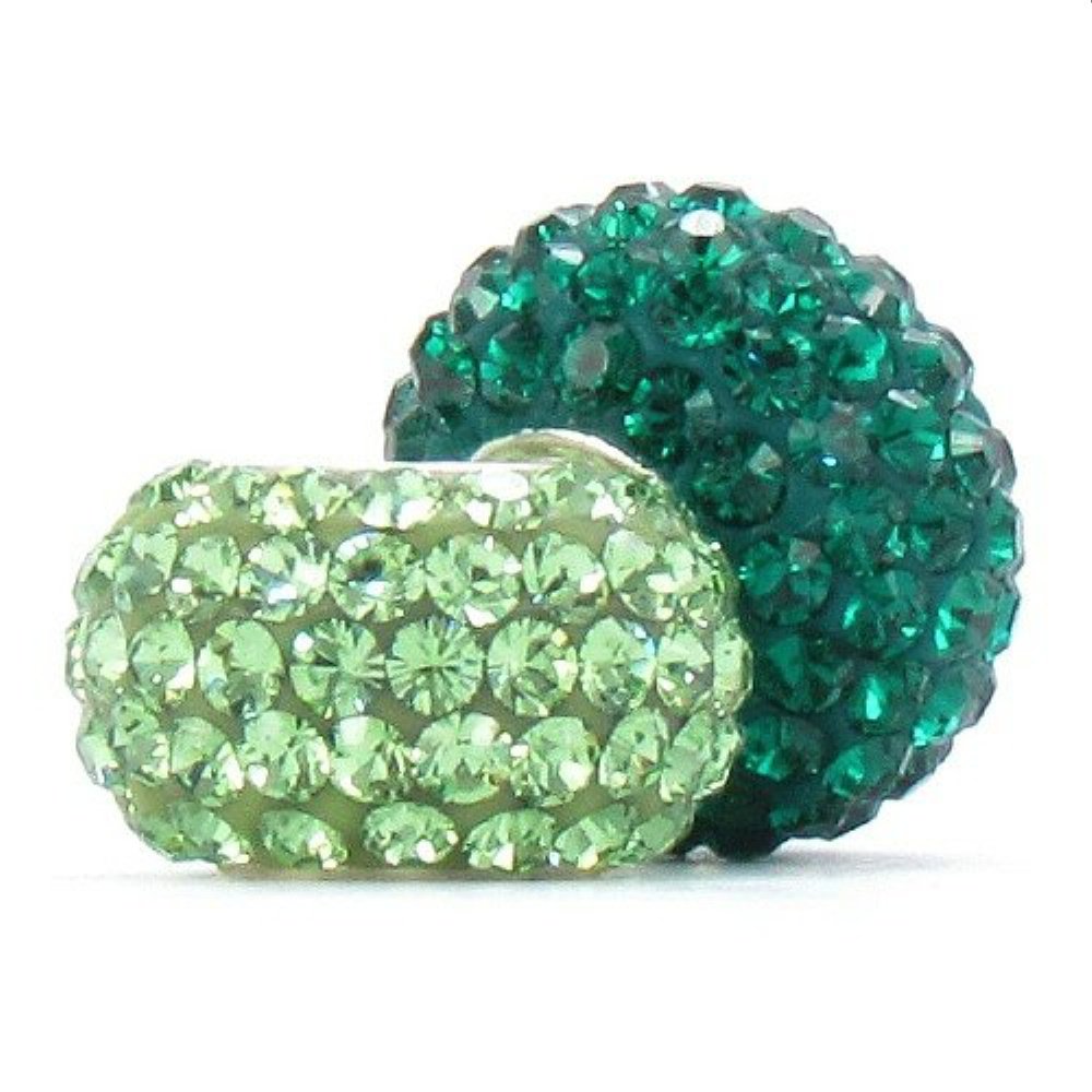 Bella Fascini Set Of Emerald Green And Peridot Green