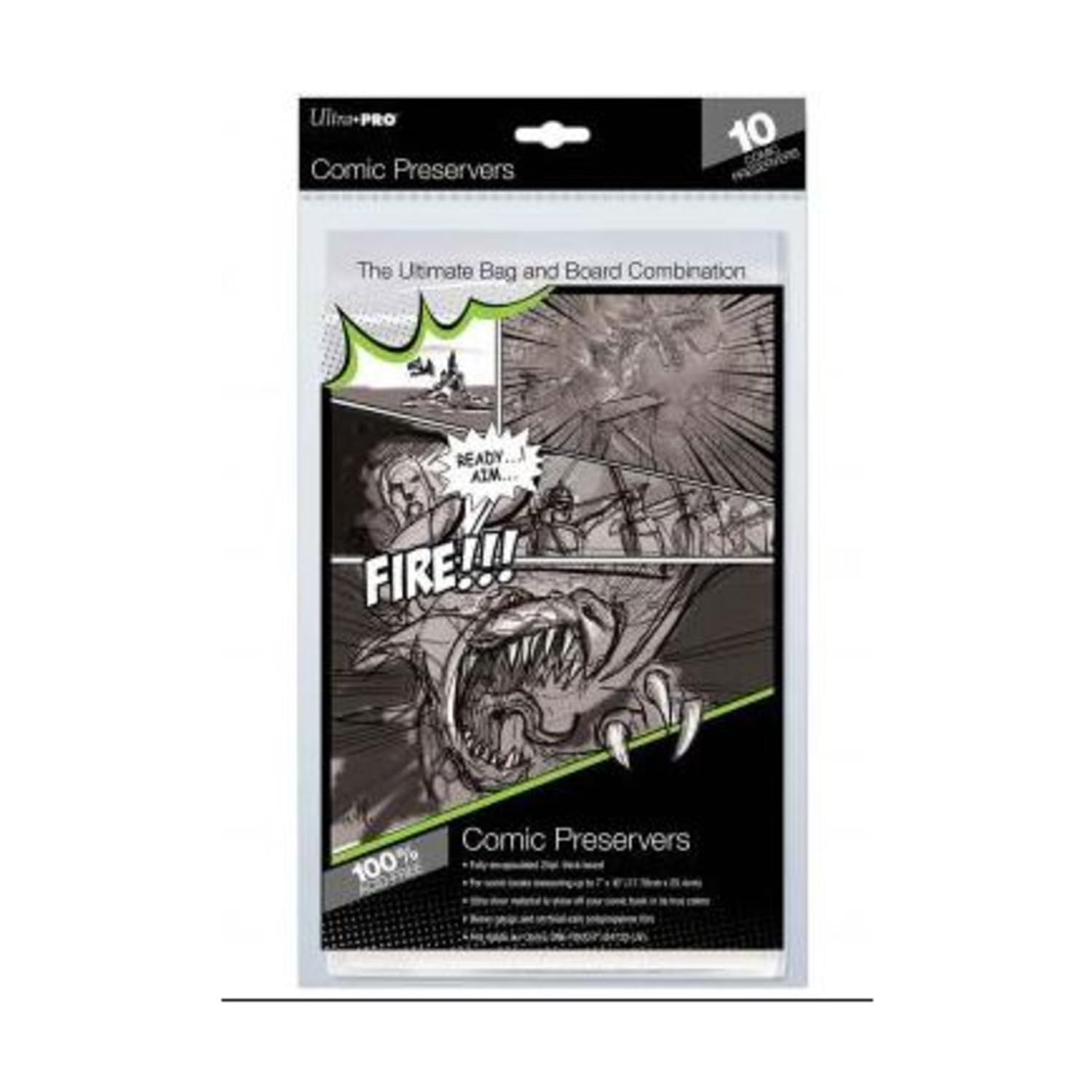 Ultra Pro 85342 Current Size Comic Preserver 7" x 10" (10-Count)
