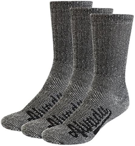 AIvada 80% Merino Wool Hiking Socks Thermal Warm Crew Winter Sock for Men & Women 3 Pairs