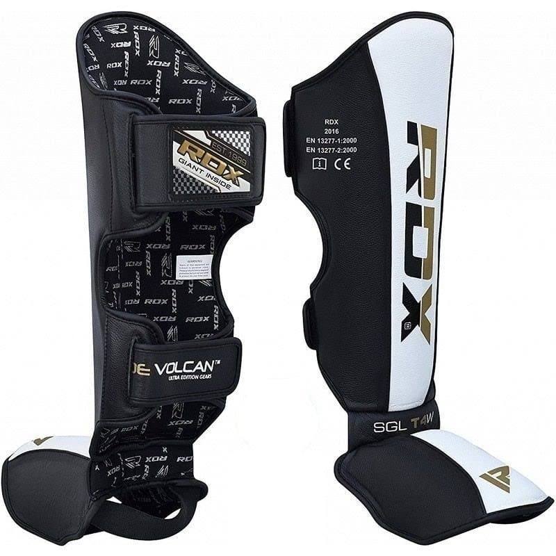 RDX T4 Shin & Instep Guards in Leather in Saudi Arabia | Whizz
