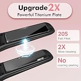 SUNMAY Voga 2 in 1 Cordless Hair Straightener and Curler Titanium 3 Temps 60W view 2