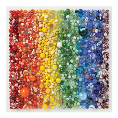 Galison Rainbow Marbles Puzzle (500 Piece)