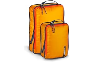eagle creek Pack-It Isolate Compression Packing Cubes for Travel Set S/M - 2 Lightweight, Water-Resistant Suitcase Organizer Bags with Compression Zip