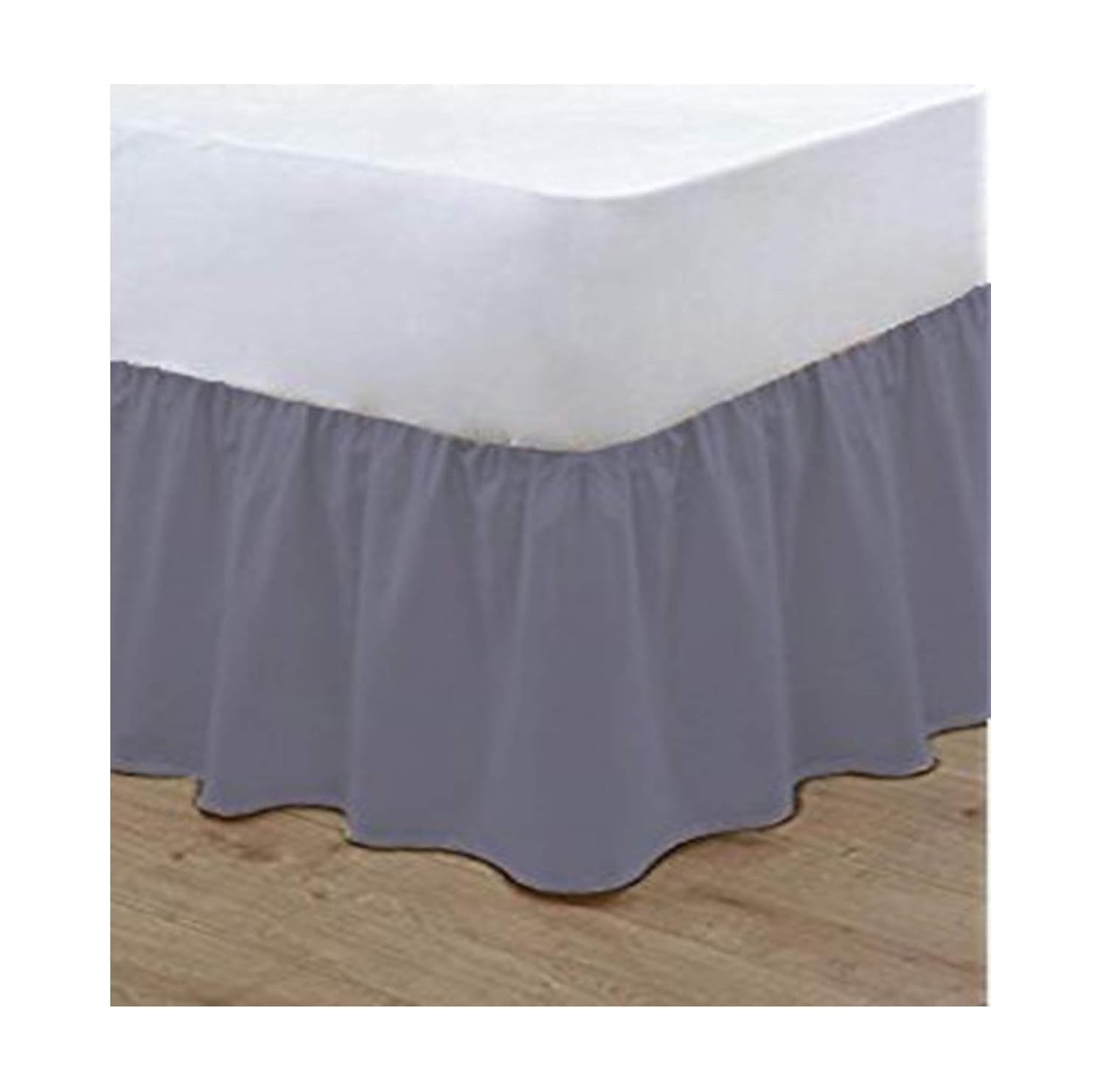 T&A Traders® Polycotton Plain Dyed Under Mattress Platform Base Valance