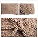 Qandsweet Baby Turban Head Wrap Headbands Girl Knitting Rabbit Ear Hairbands (Pack of 6)