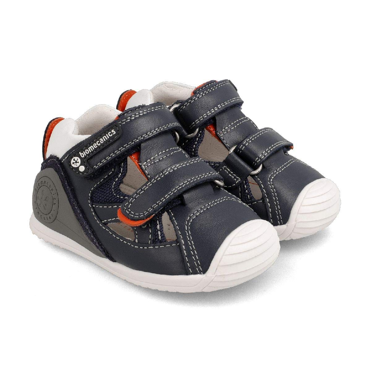 Biomecanics 202137 Sandals, Blue Ocean Sauvage Paprika, 2 UK Child