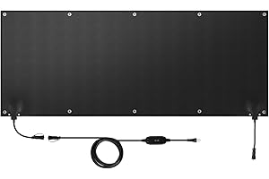 SEAL 24"×60" Snow Melting Walkway Mat, Heated 120V Outdoor Rubber Mat with Inline Power Cord, Non-Slip, IP67 Waterproof for D