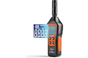 olmlmo EMF Meter, Digital Electromagnetic Radiation Detector Hand-held LCD EMF Detector, 3 in 1 EMF Tester Reader for Ghost Hunting, Home, Office, Outdoor, Sound-Light Alarm, EMM-04