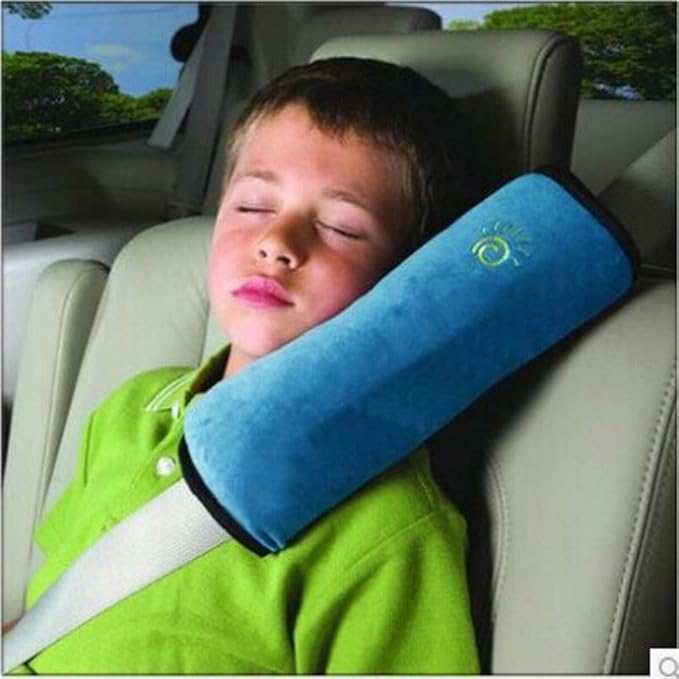 Child safety belt shoulder seat belt set suede infant