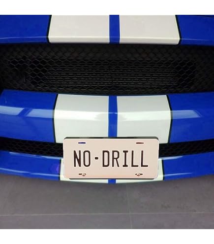 Soporte De Matrícula Frontal Extraíble STO N SHO Para Ford Mustang Shelby GT500 2007-2009