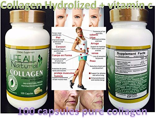Hidro Colagina , Collagen Hidrolyzed + Vitamin C, Colageina 10 Colagen 1000 Mg