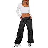 YYDSTYLE Women Casual Solid Color Wide-Leg Cargo
