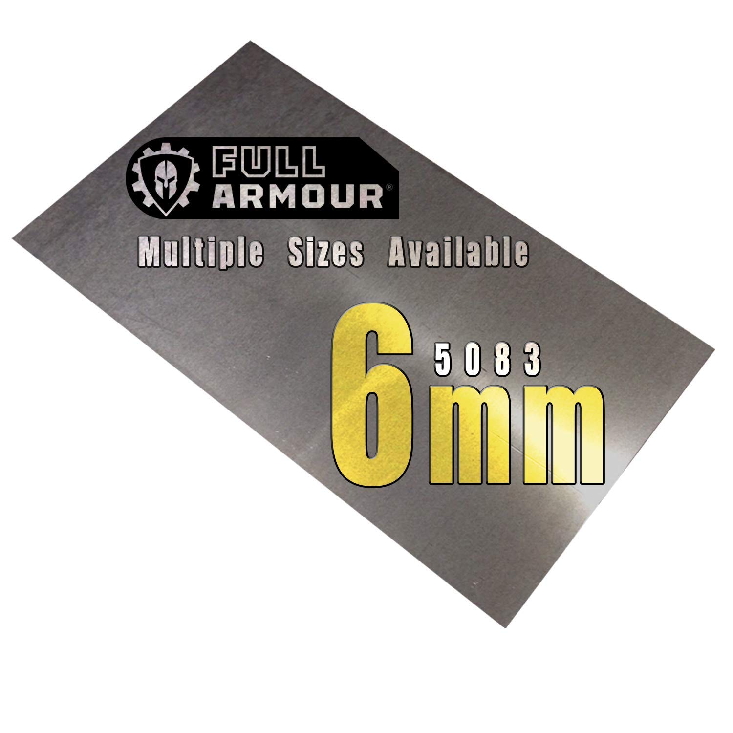 6mm Aluminium plate sheet - Grade 5083 (100mm x 150mm)