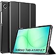 TiMOVO Case for Samsung Galaxy Tab A11/A9 8.7 Inch (2025/2023), Slim Lightweight Stand Hard Back Shell Protective Cover, Blac