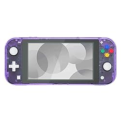 eXtremeRate Clear Atomic Purple DIY Replacement