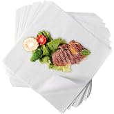 500Pcs White Butcher Paper for Sublimation 12x12 Inch Precut Sheets | No Wax Food-Safe Kraft Paper Disposable for Heat Press,