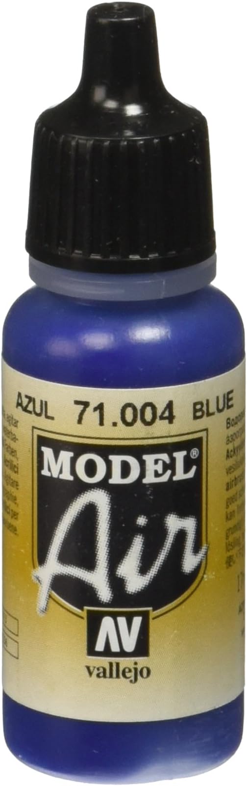 Vallejo Model Air 17 ml Blue Acrylic Paint Airbrush Ready Non-Toxic