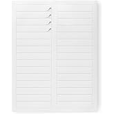 �鶹�� Basics File Folder Labels, 8.7cm x 1.7cm, 1500 Counts, White